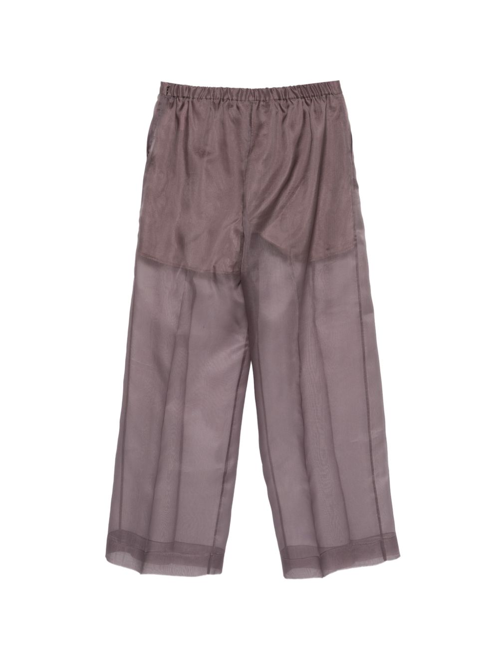 Pantaloni trasparenti a gamba larga in viola Antonelli - donna 