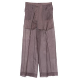 Pantaloni trasparenti a gamba larga in viola Antonelli - donna 