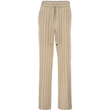 Pantaloni slim-fit a righe in beige Antonelli - donna 