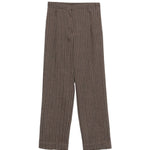 Pantaloni a righe in marrone Antonelli - donna 