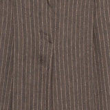 Pantaloni a righe in marrone Antonelli - donna 