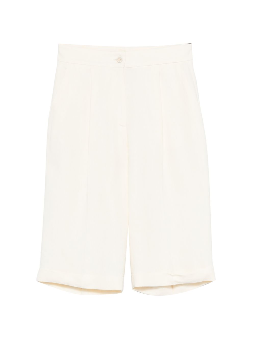 Shorts con bottoni in bianco Antonelli - donna 