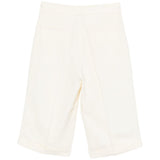 Shorts con bottoni in bianco Antonelli - donna 
