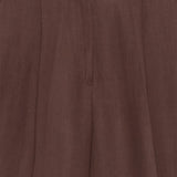 Shorts con bottoni in marrone Antonelli - donna 
