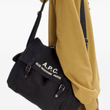 Borsa a tracolla con stampa in nero A.P.C. - unisex 