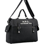 Borsa a tracolla con stampa in nero A.P.C. - unisex 
