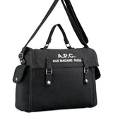 Borsa a tracolla con stampa in nero A.P.C. - unisex 
