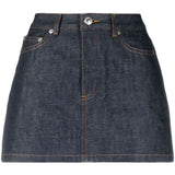 Gonna midi denim in blu A.P.C. - donna 