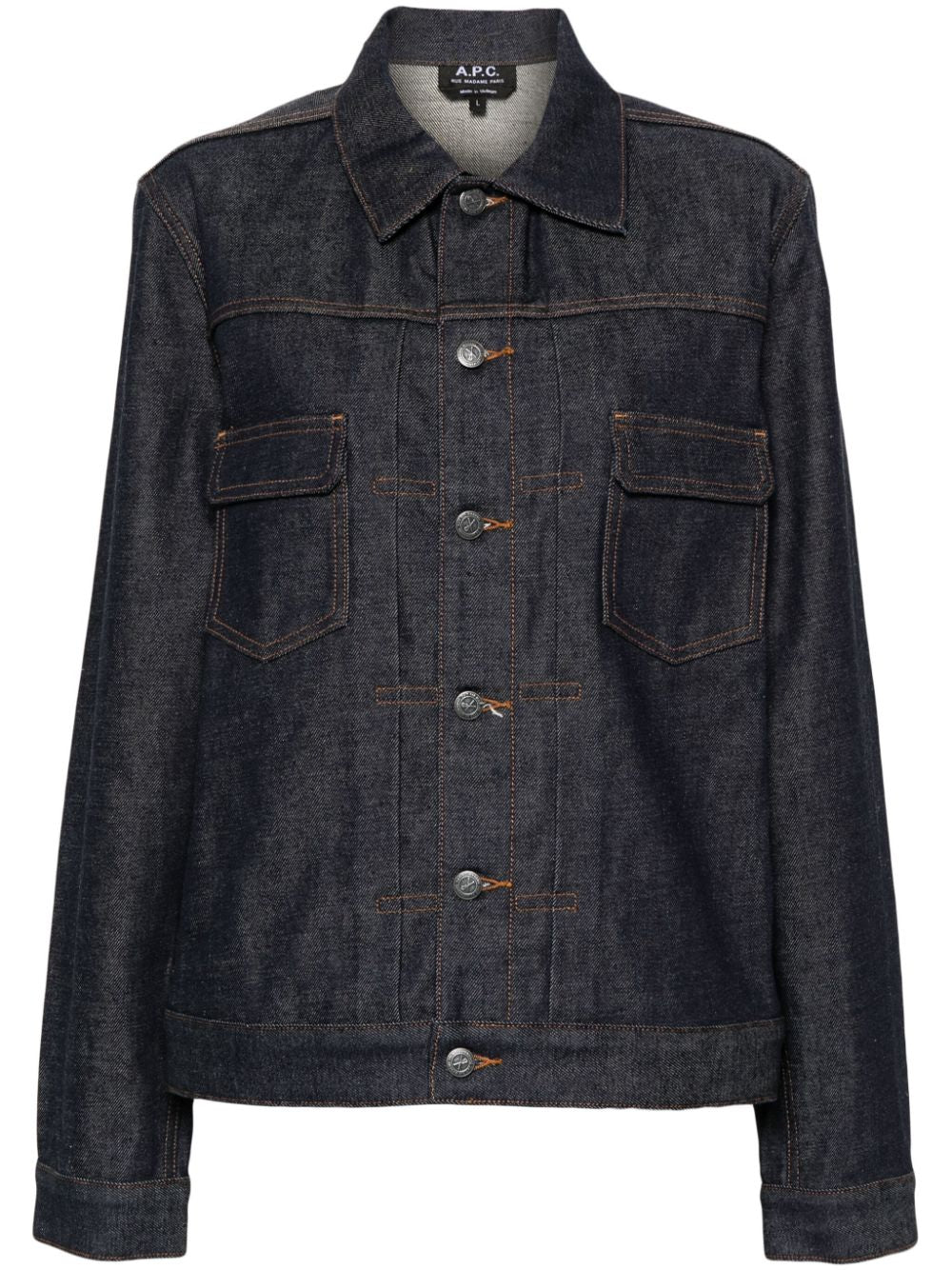 Giacca in denim blu A.P.C. - donna 