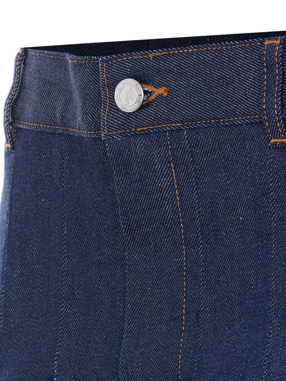 Minigonna con pieghe in blu A.P.C. - donna 