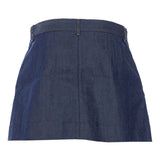 Minigonna con pieghe in blu A.P.C. - donna 