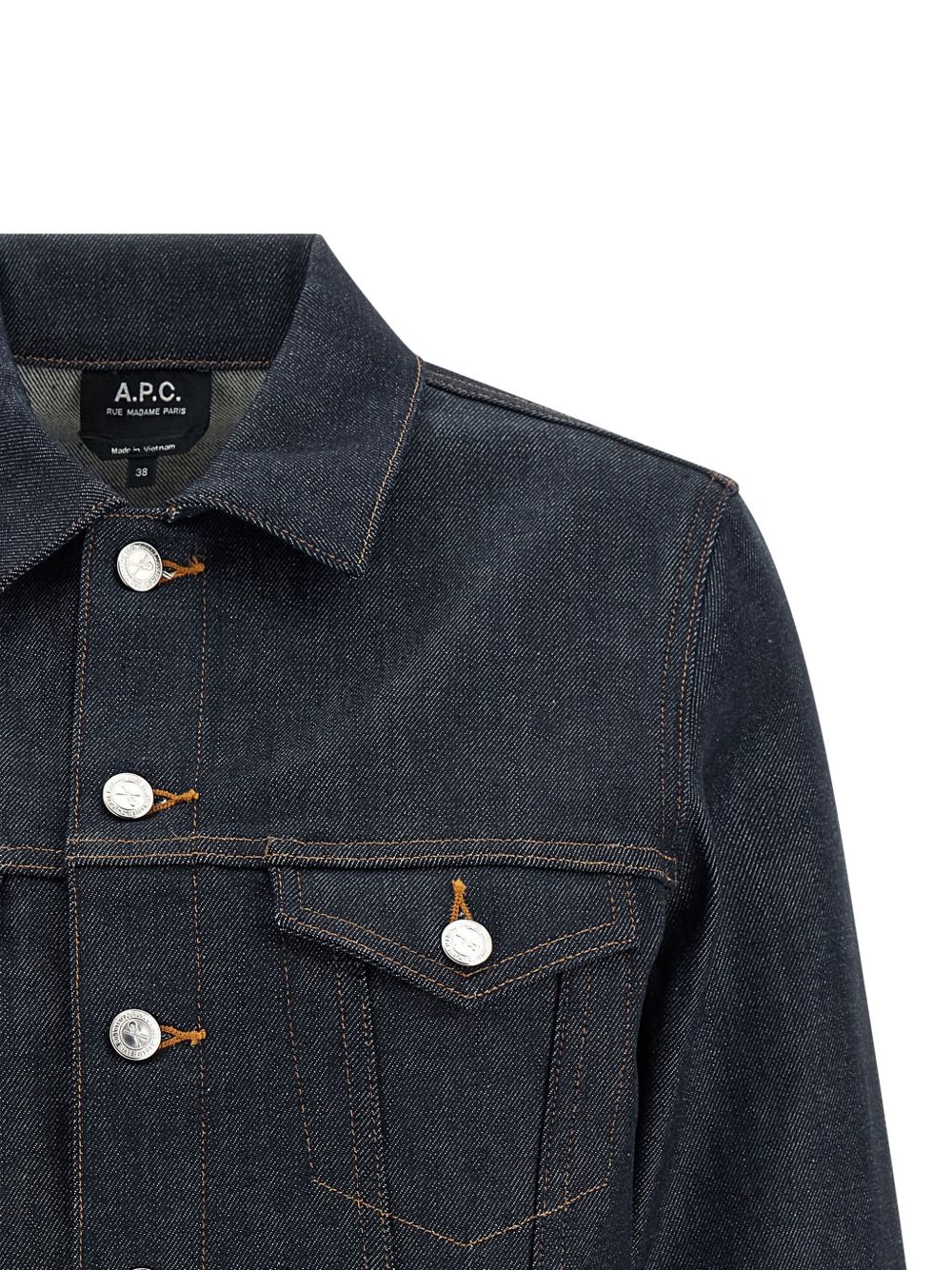 Giacca Dion con cuciture a contrasto in blu A.P.C. - donna 