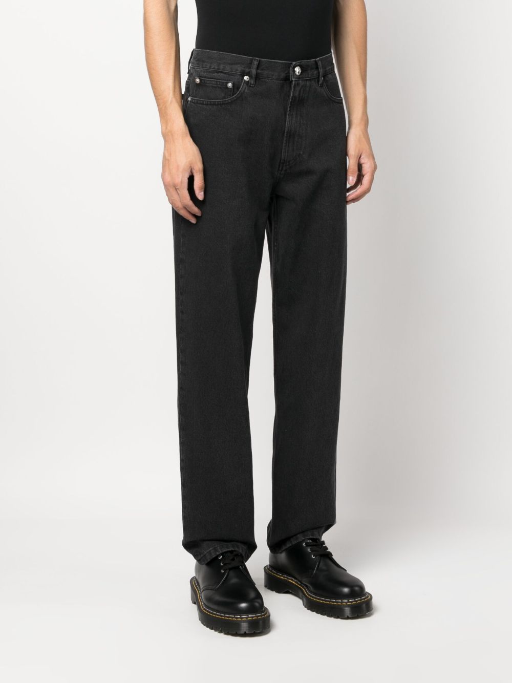Jeans martin a gamba dritta  in nero - A.P.C  uomo 