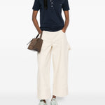 Polo con collo e taschino in blu A.P.C. - donna 