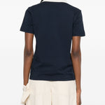 Polo con collo e taschino in blu A.P.C. - donna 