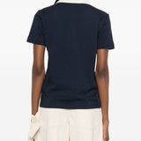Polo con collo e taschino in blu A.P.C. - donna 