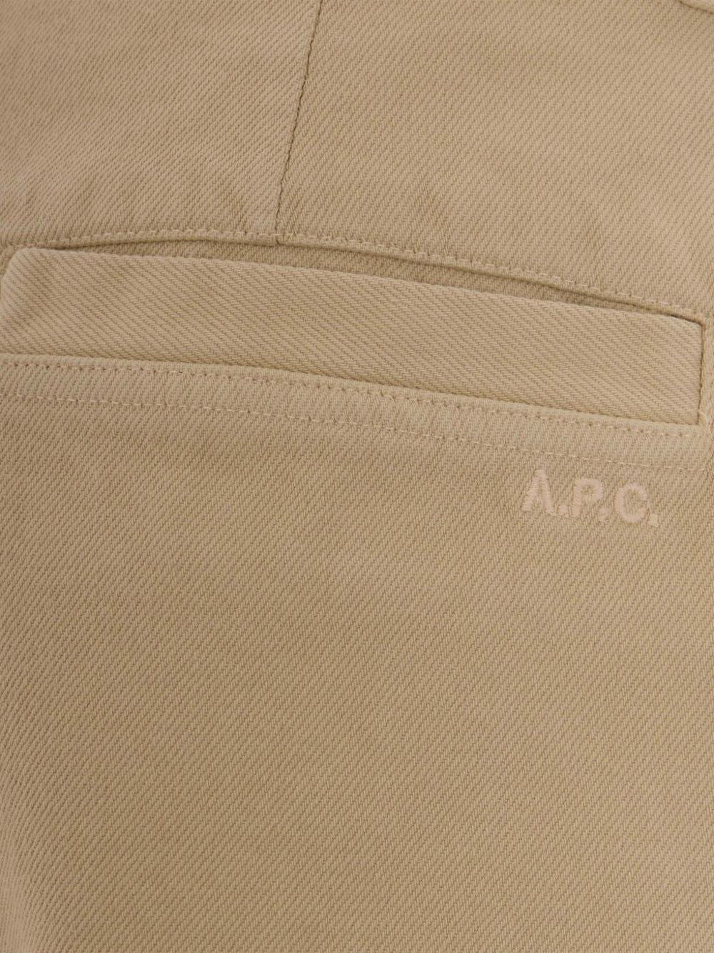 Pantaloni dritti in beige A.P.C.- uomo 