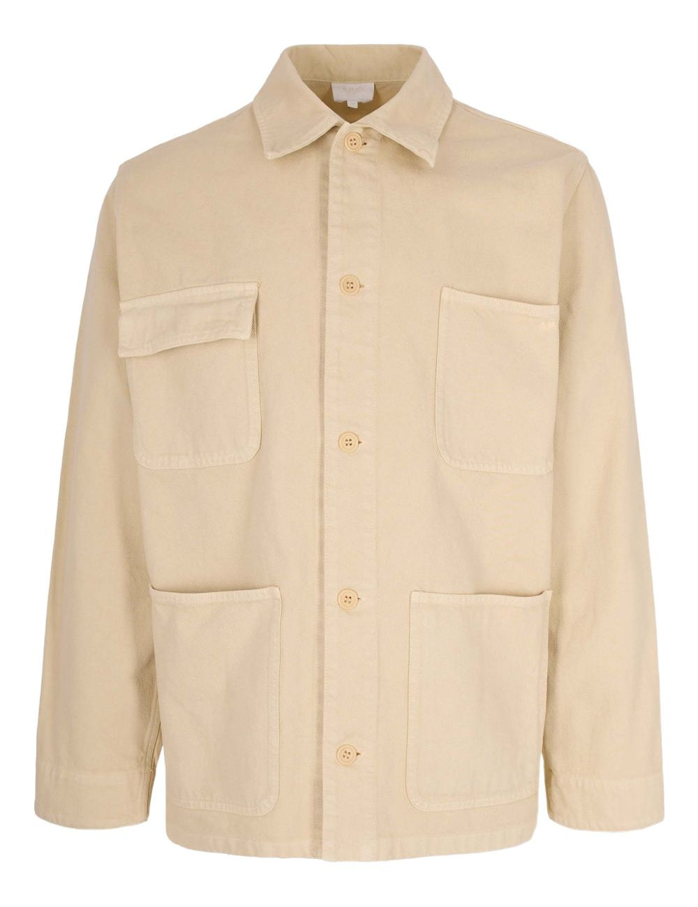 Giacca con tasche in beige A.P.C.- uomo 