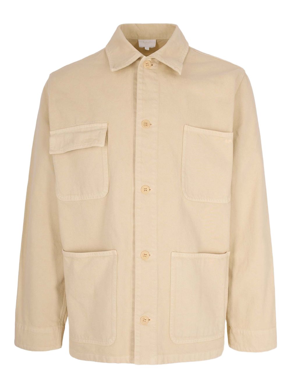 Giacca con tasche in beige A.P.C.- uomo 