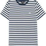 T-shirt a righe in blu e bianco A.P.C. - donna 
