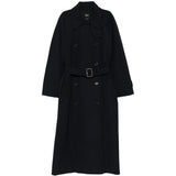 Cappotto trench doppiopetto in blu A.P.C. - donna 
