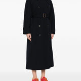 Cappotto trench doppiopetto in blu A.P.C. - donna 
