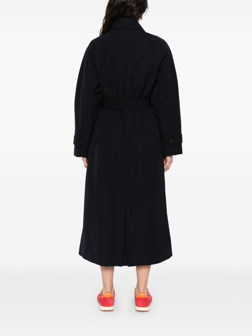 Cappotto trench doppiopetto in blu A.P.C. - donna 