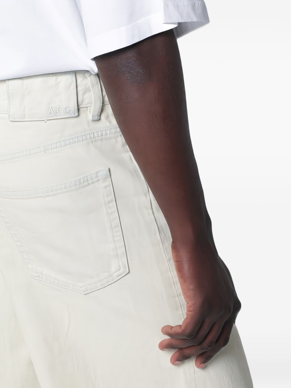 Jeans Clyde in avorio A.P.C. - uomo 