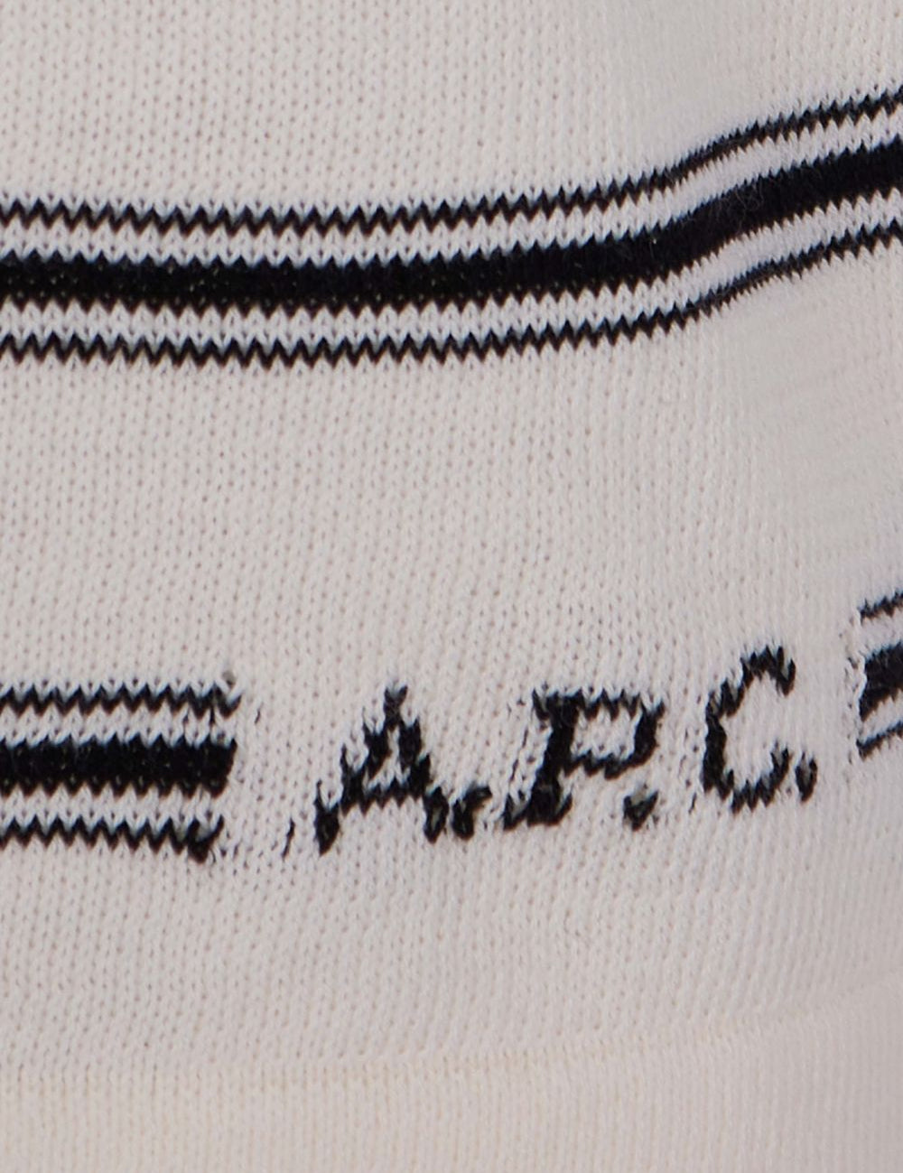Polo a righe in bianco e blu A.P.C. - uomo 