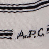 Polo a righe in bianco e blu A.P.C. - uomo 