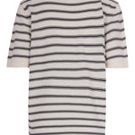 Polo a righe in bianco e blu A.P.C. - uomo 