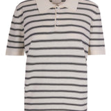 Polo a righe in bianco e blu A.P.C. - uomo 