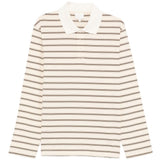 Polo a maniche lunghe a righe in beige A.P.C. - uomo 