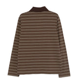 Polo con motivo a righe in marrone A.P.C. - uomo 