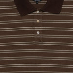 Polo con motivo a righe in marrone A.P.C. - uomo 