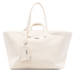 Tote bag Le Drummer Toile in avorio A.P.C. - donna 