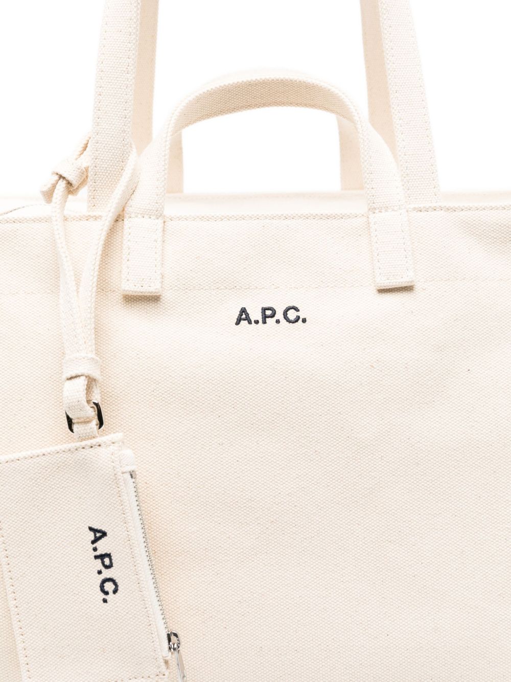 Tote bag Le Drummer Toile in avorio A.P.C. - donna 