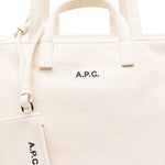 Tote bag Le Drummer Toile in avorio A.P.C. - donna 