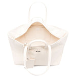 Tote bag Le Drummer Toile in avorio A.P.C. - donna 
