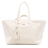 Tote bag Le Drummer Toile in avorio A.P.C. - donna 