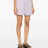 Pantaloncini a quadretti in bianco e marrone A.P.C. - donna 