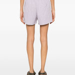 Pantaloncini a quadretti in bianco e marrone A.P.C. - donna 