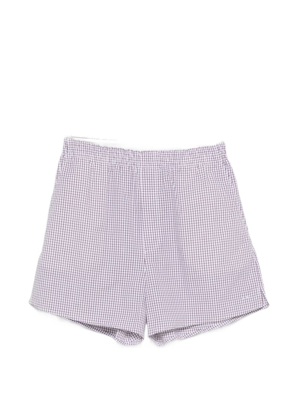 Pantaloncini a quadretti in bianco e marrone A.P.C. - donna 