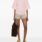 Pantaloncini con cuciture in verde A.P.C. - donna 
