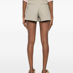Pantaloncini con cuciture in verde A.P.C. - donna 