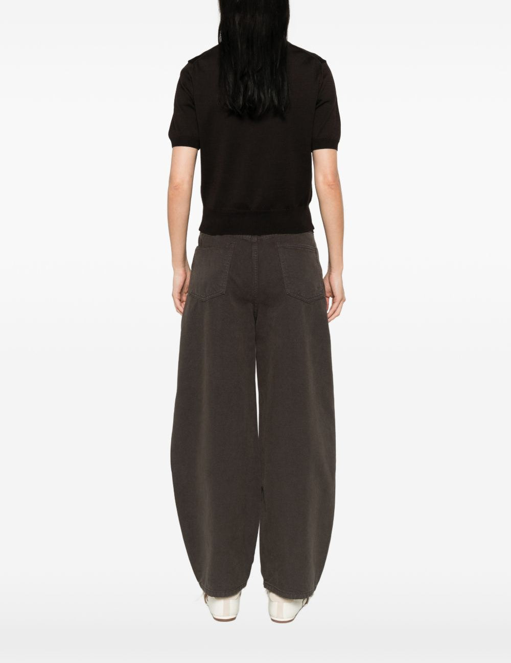 Polo amaniche corte in marrone A.P.C. - donna 