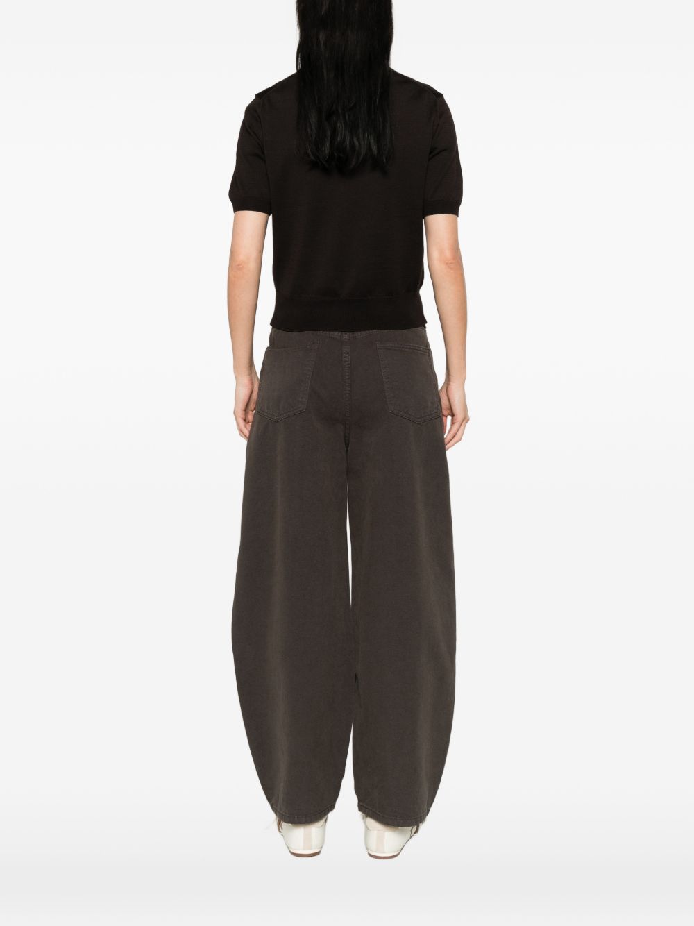 Polo amaniche corte in marrone A.P.C. - donna 
