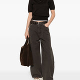 Polo amaniche corte in marrone A.P.C. - donna 