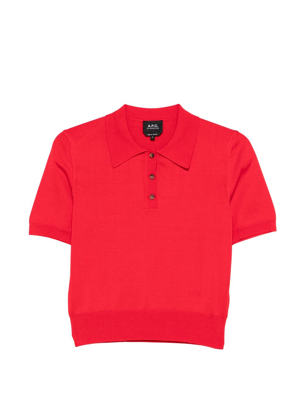 Polo amaniche corte in rosso A.P.C. - donna 