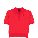 Polo amaniche corte in rosso A.P.C. - donna 